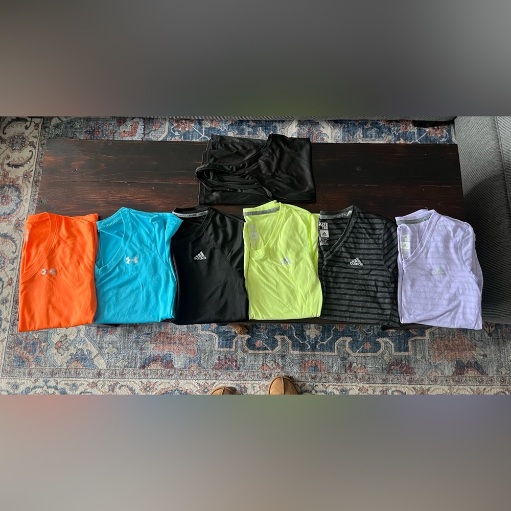 Lot of 7 Athletic Tops